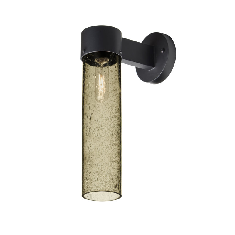 Cattalina Wall Light, Latte, 17.5" H x 5" W x 8.5" D, Black