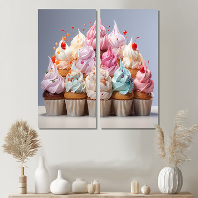 Popart Cupcakes Delight - Traditional Canvas Prints