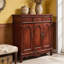 Banc de rangement pour chaussures en bois massif rouge brun-1394089258-1394089257