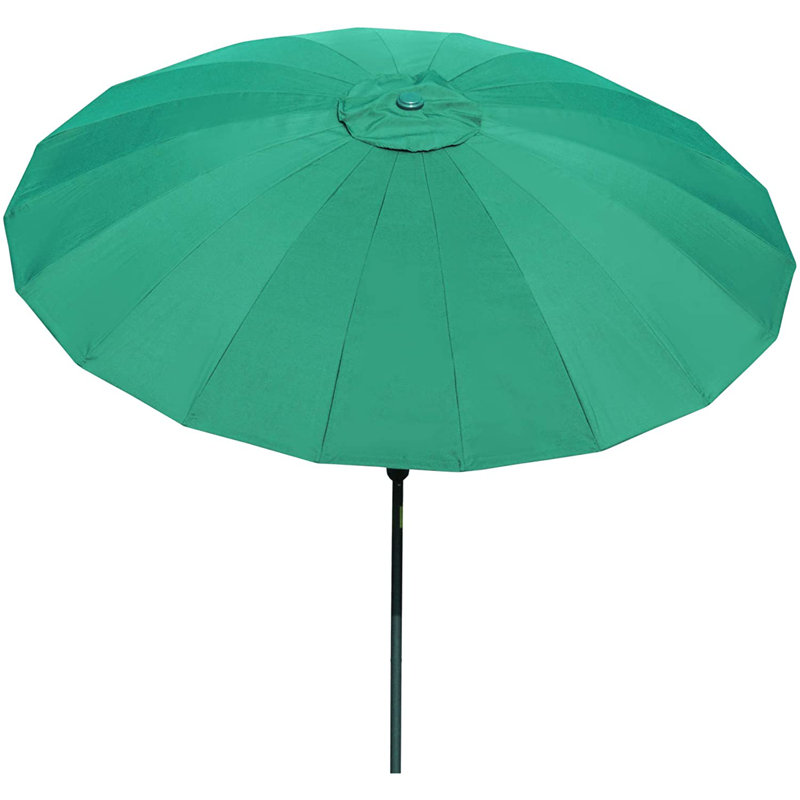 Aarun 279cm Tilt Beach Parasol, Green