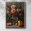 Reproduction encadrée FLORAL Series DCCXLI - bois massif-835544858