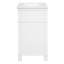 Vintage Elegance Bathroom Cabinet with Soft Closing Doors and Adjustable Shelf