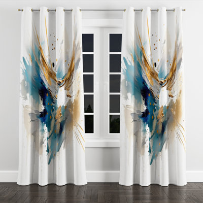 Andreina - Modern Grommet Curtain - Velvet Room Darkening - 1 Panel