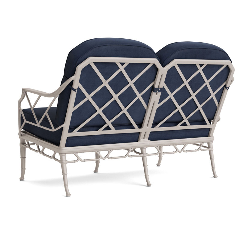 Calcutta Outdoor 2 - Seat Loveseat, Fusion Neptune, Dove