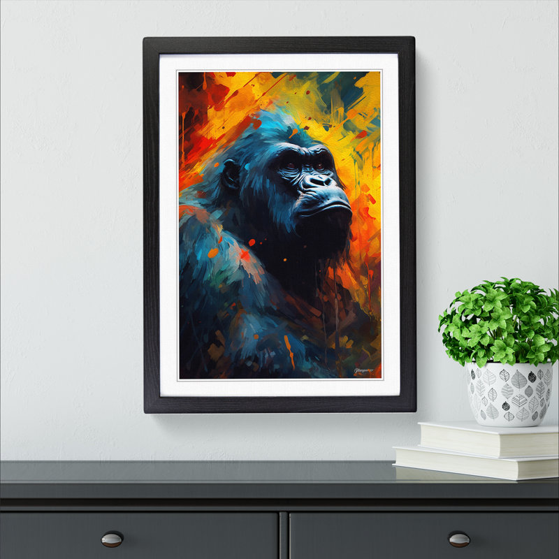 Gorilla Abstract No.2 - Framed Print