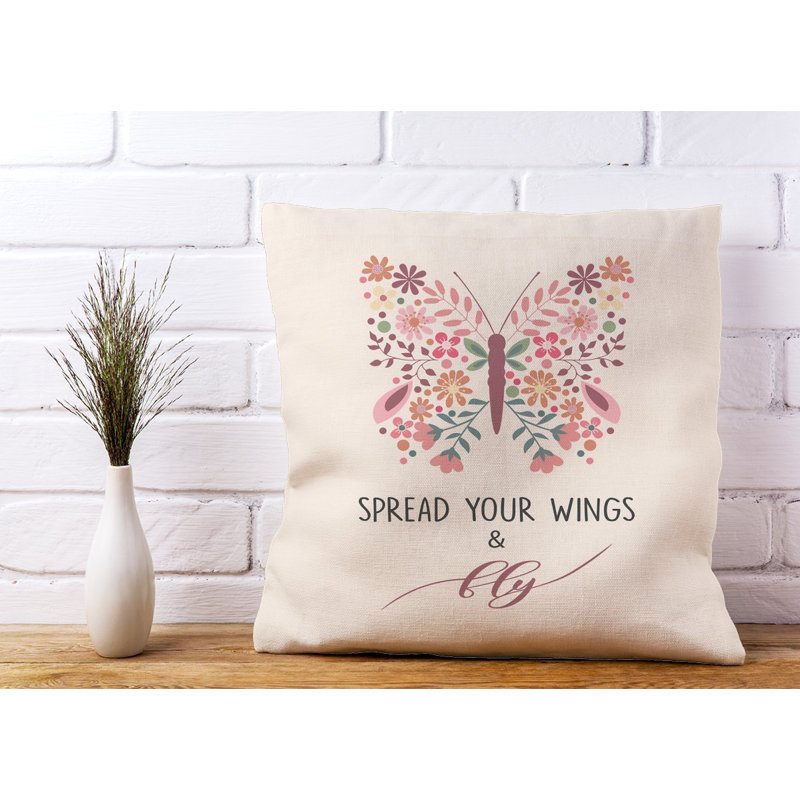 Caffrey Floral Square Cushion