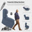 Upholstered Heated Massage Chair-5756917
