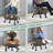 Ergonomic Office Chair with Adjustable Footrest for Cross-Legged Sitting, Desk Chair with Wheels for Home Office, Meditation & ADHD Focus-614705804