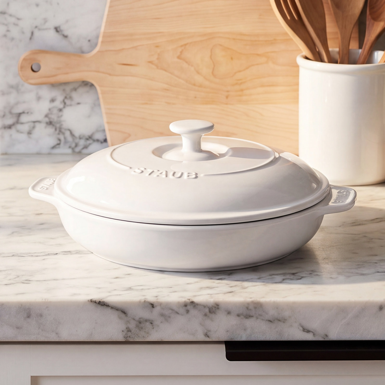 Ceramique Round Brie Cheese Baker with Lid