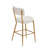 Modern Teddy Fabric Upholstered Barstools(Set of 2)-174797498