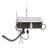 Oukaning Modern Rectangular Kitchen Sink with Single Bowl and Faucet-106895428