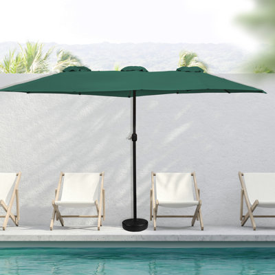 Parasol de marché d'extérieur 15 'avec manivelle