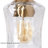 Balendran 4-Light Dimmable Vanity Light with Hammer Glass-1997292256