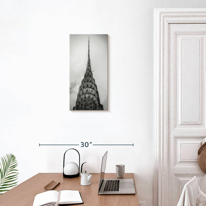 Chrysler Building, 24" H x 12" W