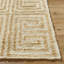 Anemone Geometric Wool Shag Rug-2087471102