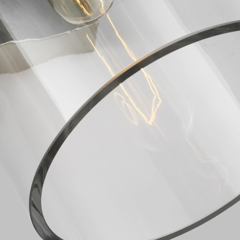 Garrett 1 - Light Armed Sconce, Polished Nickel
