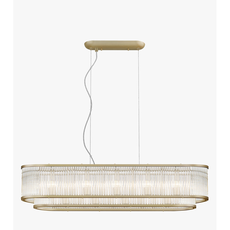 Catalinas 7 - Light Kitchen Island Pendant, Matt Gold