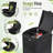 Devoko 32 Gallon Manual Lift Trash Hideaway Container-97277284