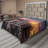 Ambesonne Mountain Top Flat Sheet Moon Sunset Alps Multicolor-109077307