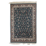 Global Rug One-of-a-Kind Hand-Knotted Kashan 4' x 6'3" Wool Area Rug