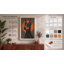 Doberman Rising Geometric - Wrapped Canvas-2071950892-2071950896