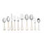 Gold Accent Cameo 65-Piece Stainless-Steel Flatware Set, Service for 12