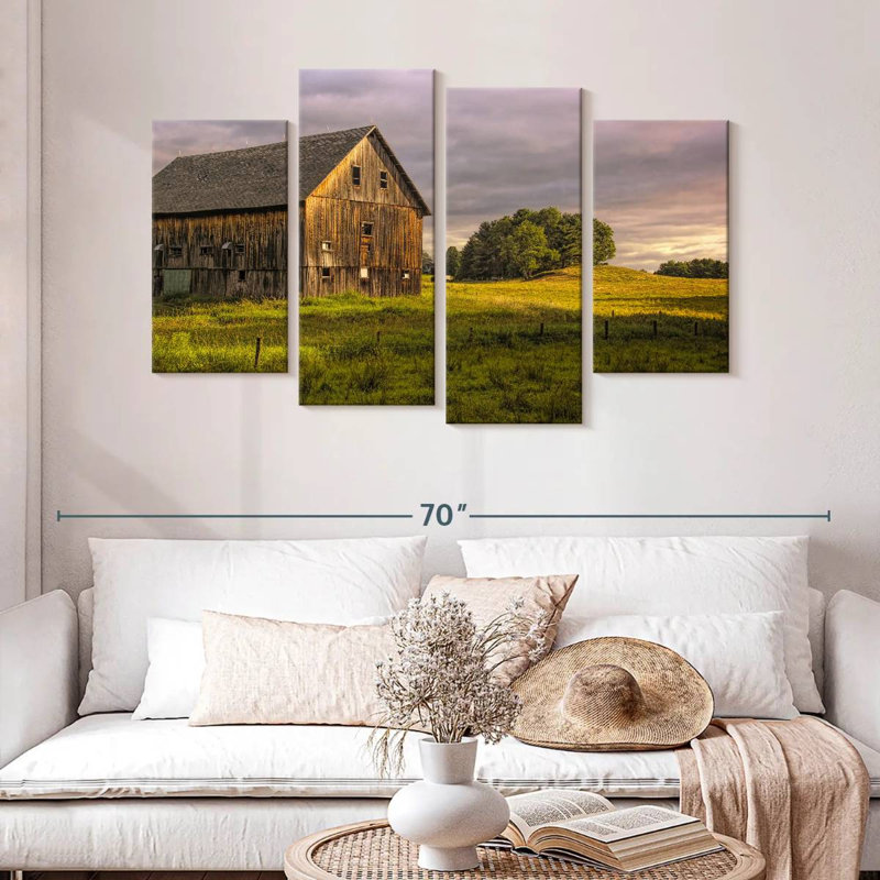 Lilie, New Hampshire, vieille grange, H 32 po x l 52 po
