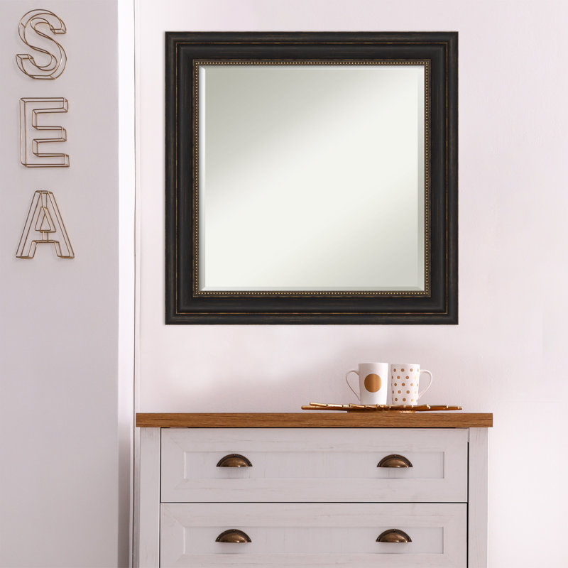 Despio Flat Wall Mirror, 25" x 25"
