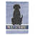 Labrador noir assis sélectionné