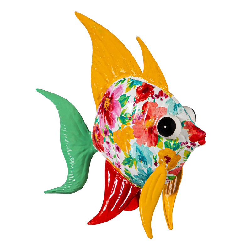 Statuaire de poissons arc-en-ciel, aquarelle