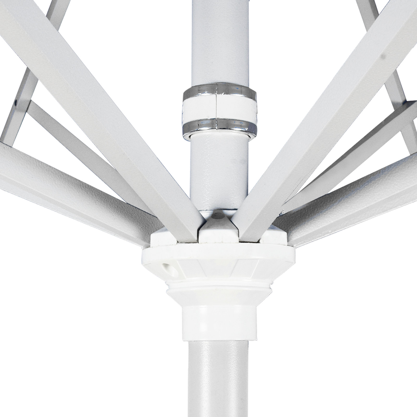90'' Outdoor Umbrella, White, Canvas Terracotta Sunbrella® Canvas, Sunbrella®