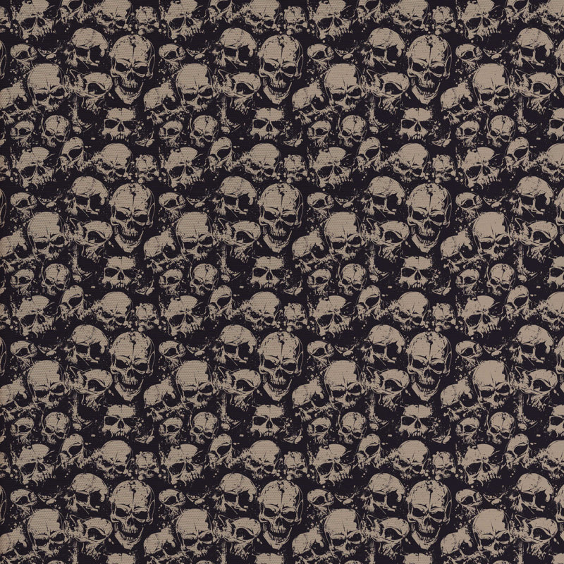 Tissu crâne, l 58 po x L 72 po