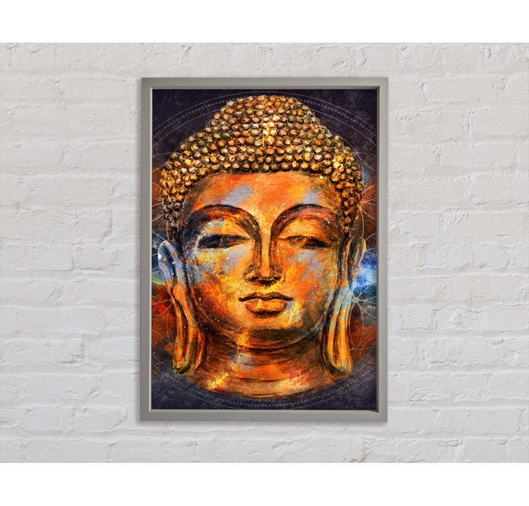 Buddha 26 - Einzelner Bilderrahmen Kunstdrucke auf Leinwand