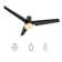 52" Annias 3 - Blade LED Smart Flush Mount Ceiling Fan with Remote Control and Light Kit Included.