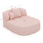 Chaise longue moderne avec deux coussins et canapé rembourré sans os-35205950