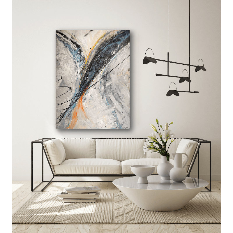 Convergence - Artist Enhanced Canvas Print, 60" H x 40" W x 1.5" D, Wrapped Canvas