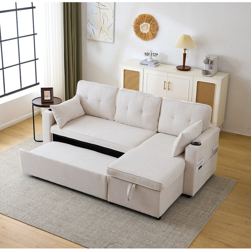 5 Seater Fabric Sofa, Beige Fabric