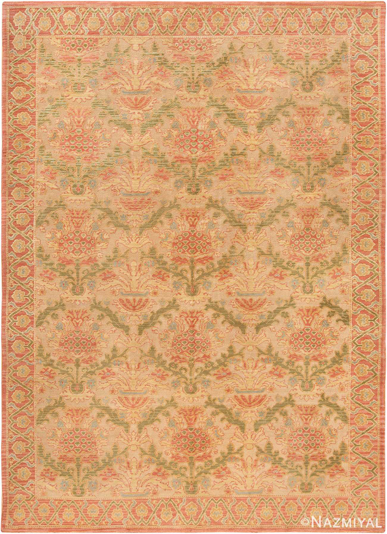 Nazmiyal Collection Vintage Lattice Pattern Spanish Area Rug | Wayfair