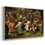 La danse du mariage (2), v. 1566-Peter Bruegel l'Ancien, toile tendue avec châssis-1311408611-1311408612