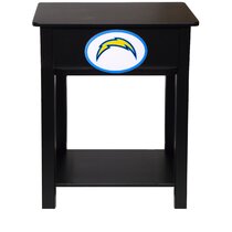 StadiumViews Carolina Panthers 25-Layer StadiumView Lighted End Table Team  Colors Glass Modern End Table with Storage in the End Tables department at