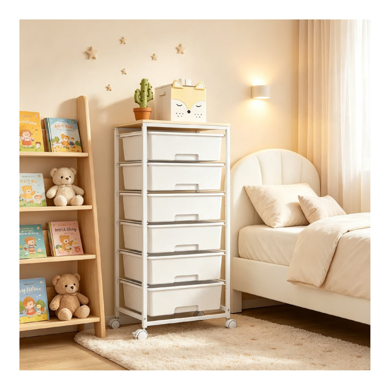 6 Drawer Storage Drawer