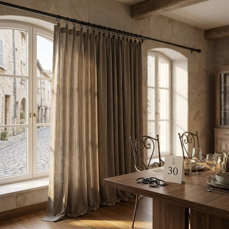 Natural 3.5 cm Curtain Rings