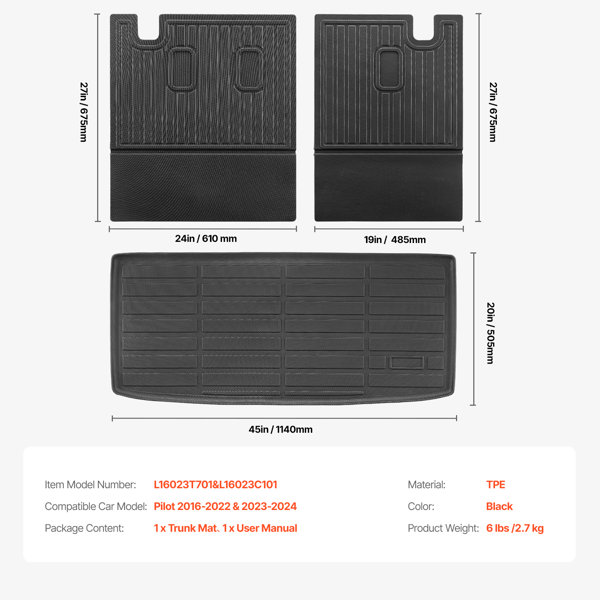Dimensions du produit