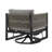 Outdoor Patio Swivel Glider Lounge Chair In Aluminum With Cushions-1311497589-1311497590