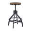 Tabouret de comptoir pivotant Kerome-2125296240