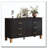 Modern Storage Cabinet with Metal Handles & Solid Wood Legs-1088124067