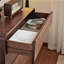 Commode 5 tiroirs en noyer noir