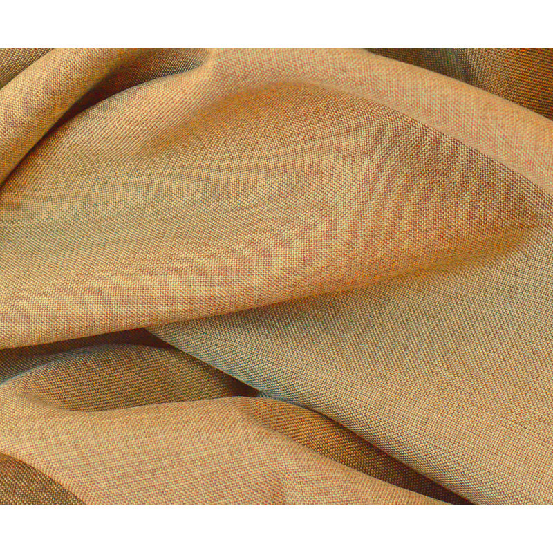 Room Darkening Curtain Single Panel, Gold Leaf, 56" W x 54" L