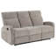 Camecia Chenille Upholstered Manual Reclining Sofa Sand-1758352141