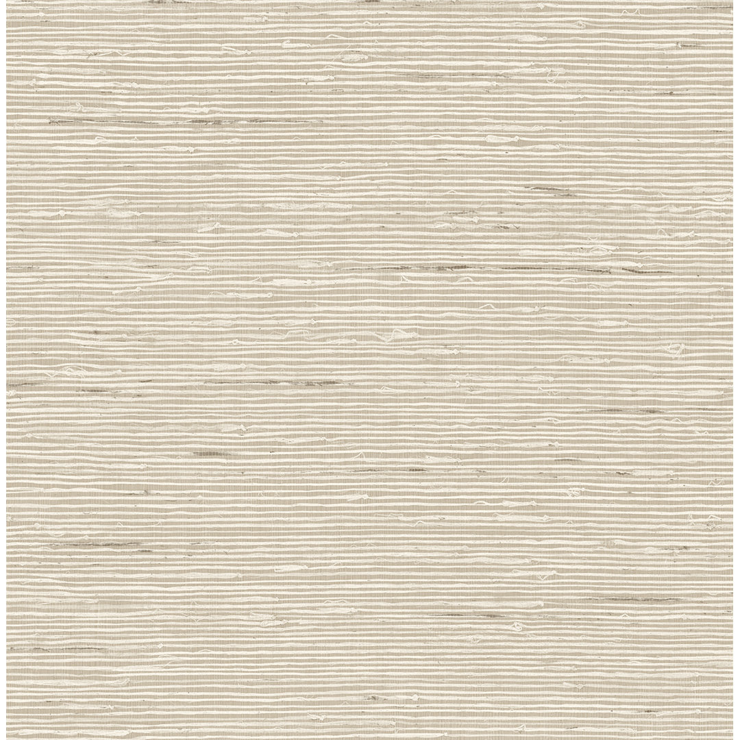 Natural Canvas The Karling Faux Grasscloth Peel And Stick Wallpaper